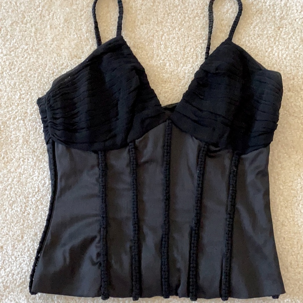 Mandalay, Bustier Top, Black, size 6